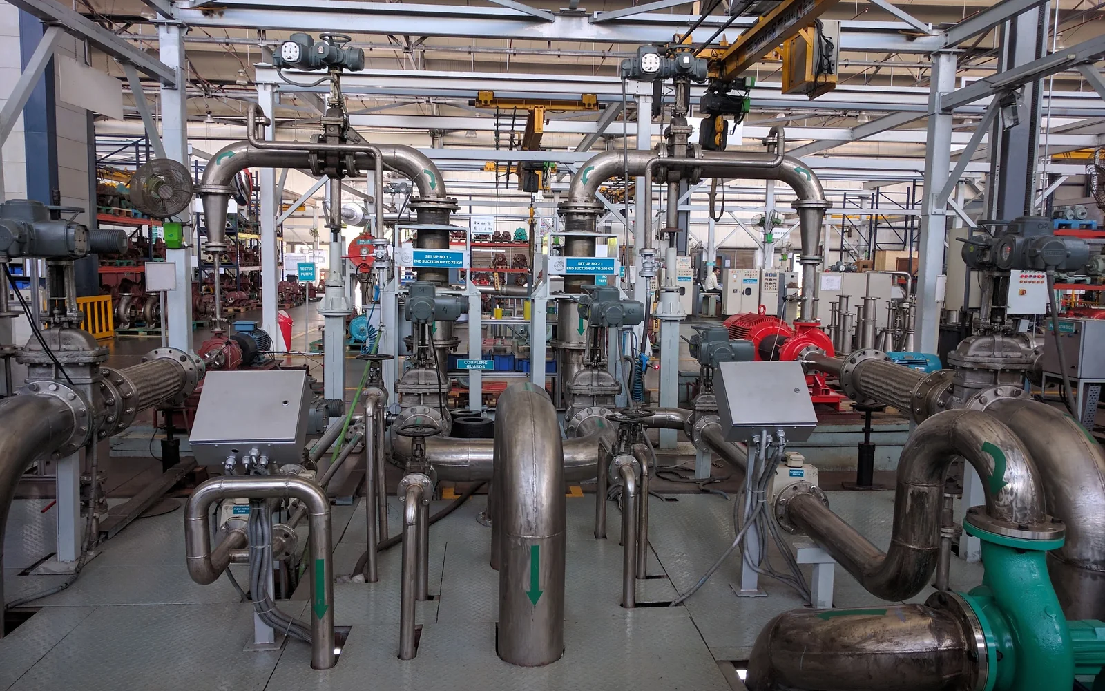 Pump rooms & pumping