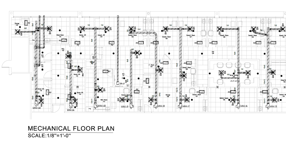 Commercial Mechanical Plan Picture
