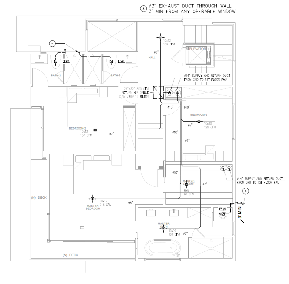 Residential Mechanical Plan Picture
